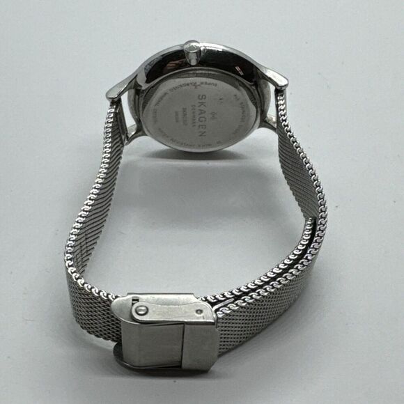 Skagen Anita SKW2307 Womens Silver Stainless Steel Mesh Analog Dial Watch AEA316 main image 9